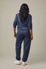 Canada Unisex French Terry Quarter Zip - Navy Marl - Image 4